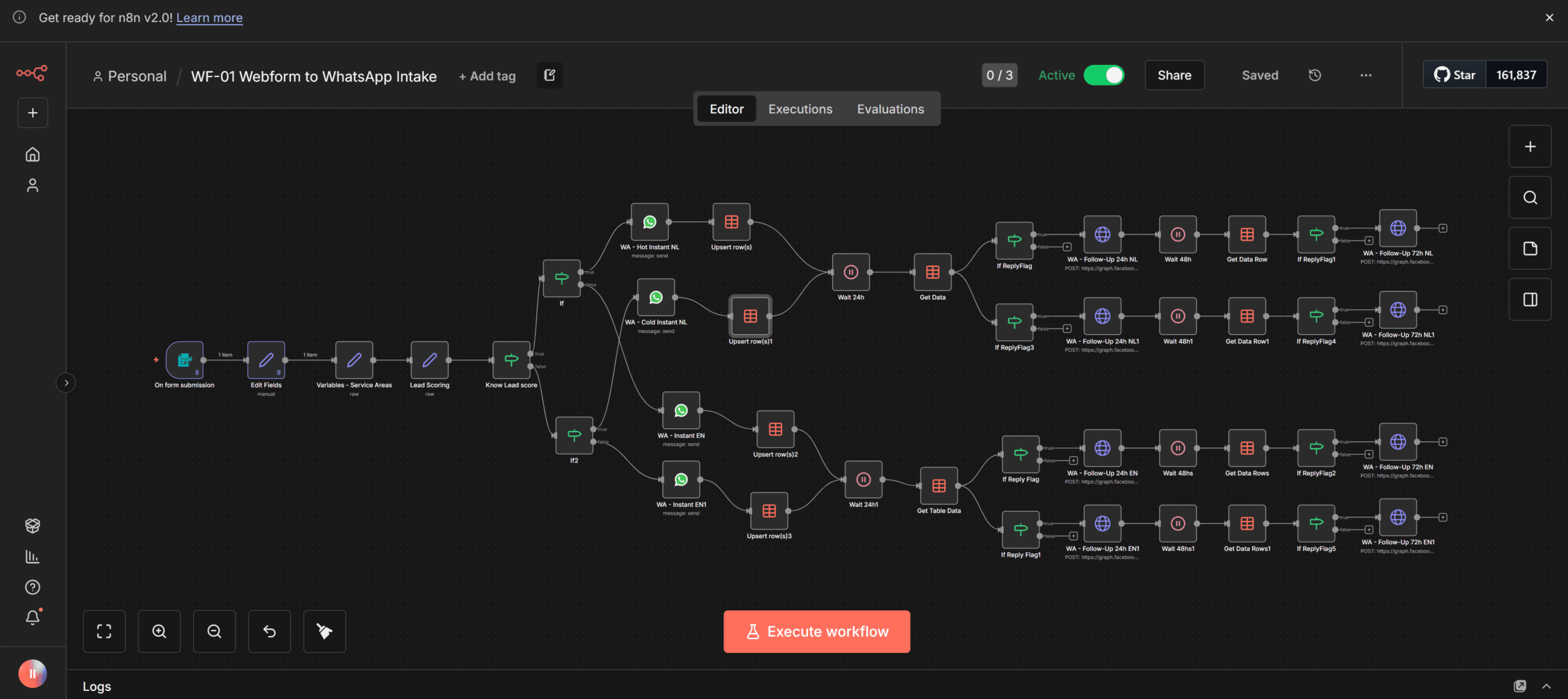 From Form to Booking in 3 Seconds: Custom WhatsApp & n8n Automation